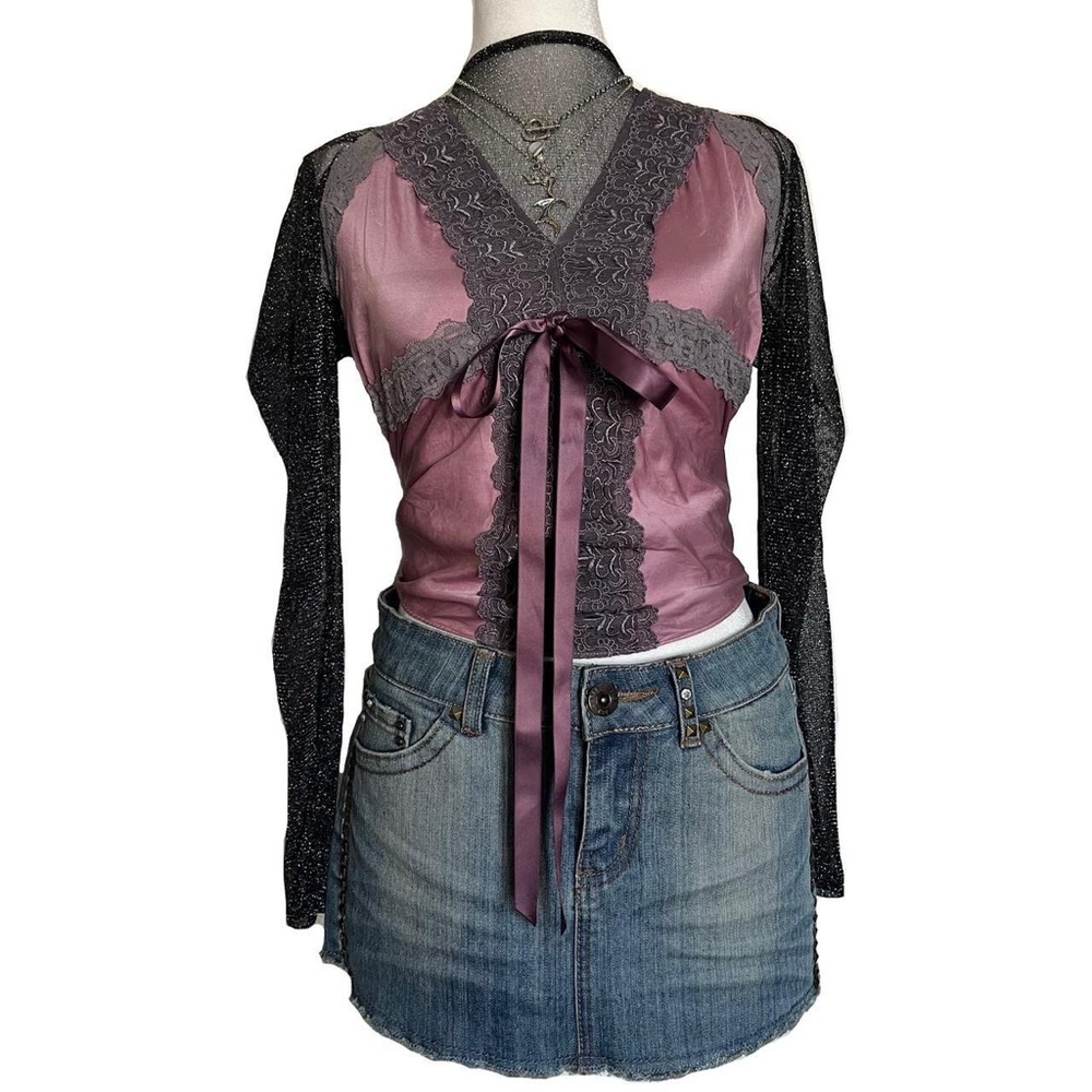 Y2K Denim Mini Skirt